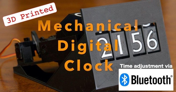 mécanique numérique l'horloge Shiura 3D modèles gadgets chose universelle 3d print model - Mito3D