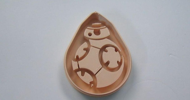 bb8 biscotto taglierina tecnoculebras 3D Modelli domestico cucina Guerre stellari cookiecutter 3d print model - Mito3D