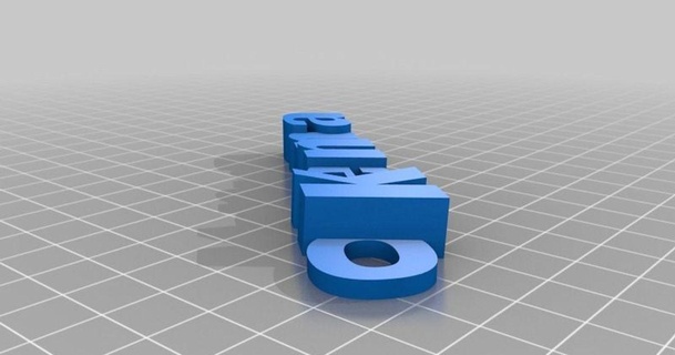 Kenna llavero clive Harris 3D modelos casa oficina thingiverse personalizado 3d print model - Mito3D