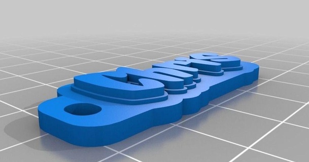 chris llavero clive Harris 3D modelos Moda accesorios thingiverse personalizado 3d print model - Mito3D
