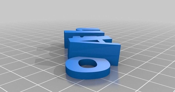 ceniza llavero clive Harris 3D modelos casa oficina thingiverse personalizado 3d print model - Mito3D