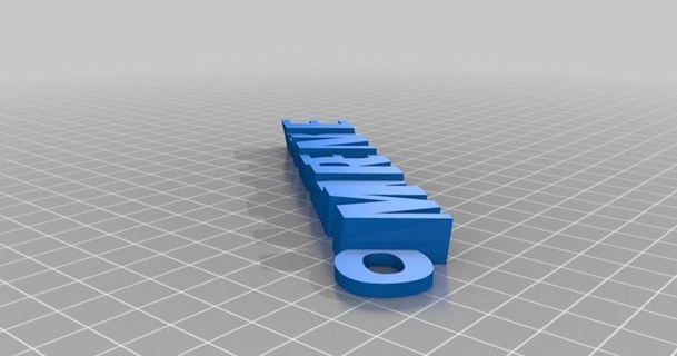 merengue llavero clive Harris 3D modelos casa oficina thingiverse personalizado 3d print model - Mito3D