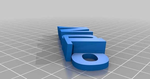 Tony llavero clive Harris 3D modelos casa oficina thingiverse personalizado 3d print model - Mito3D