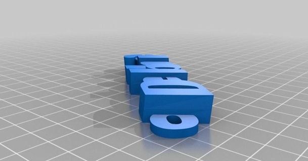 debbie portachiavi clive harris 3D Modelli domestico ufficio thingiverse personalizzato 3d print model - Mito3D
