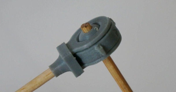 Zuhause Joint abschließbar Jack 3D Modelle Hobby Macher mechanisch Teile Kugelgelenk Spieße Kugelgelenk Spieß Bambusspieß 3d print model - Mito3D