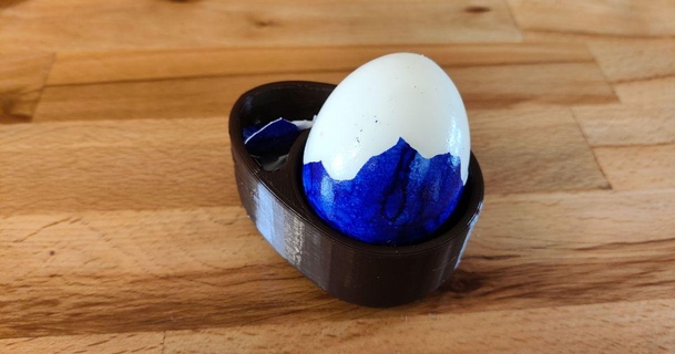 huevo soporte integrado cáscara cesta eduard3d 3D modelos casa cocina pascua eggholder 3d print model - Mito3D