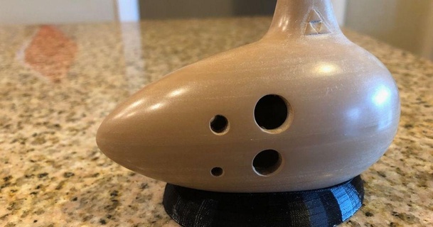 small ocarina stand meestered 3D Models Hobby & Makers Music thingiverse ocarinaoftime 3d print model - Mito3D