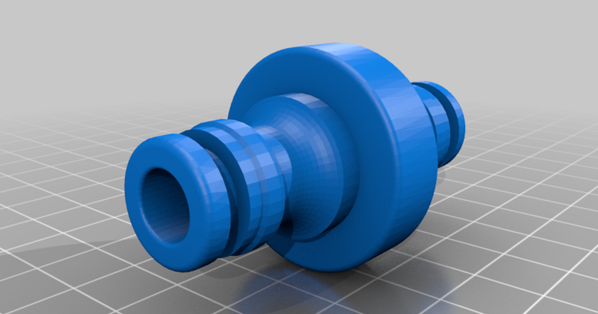 garden hoses coupling phil 3D Models Household Outdoor & Garden thingiverse gardenhose 3D print model - Mito3D