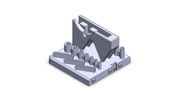 3d printer portaherramientas Phil 3D modelos pasatiempo hacedores herramientas sdcardholder thingiverse pinza 3d print model - Mito3D