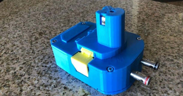 Ryobi batterie pack ac adaptateur Hommes 3D modèles loisir fabricants idées chose universelle ryobibatterie 3d print model - Mito3D