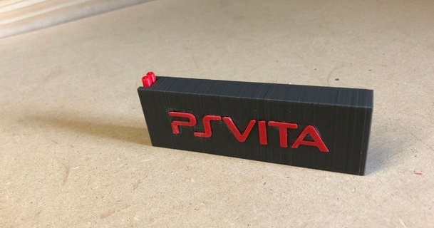 ps vita Patrone Halter Unterstützung Männer 3D Modelle Gadgets thingiverse Patronenhalter PS Vita sonyps weiß PlaystationVita 3d print model - Mito3D
