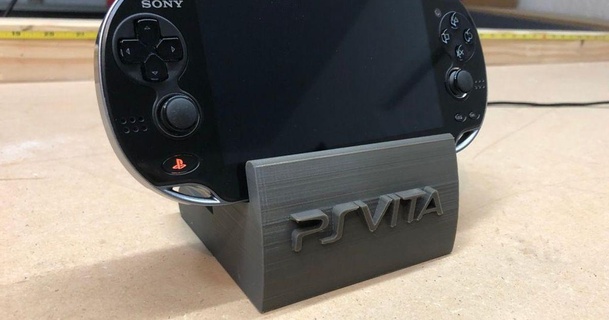 ps vita charging dock stand meestered 3D Models Gadgets Other playstation chargingdock thingiverse psvita sonypsvita 3d print model - Mito3D