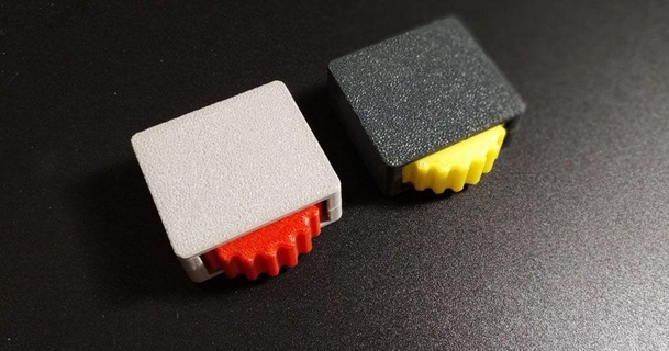 agitarsi cliccando ruota 3D Modelli giocattoli Giochi giocattolo clicker fidget 3d print model - Mito3D