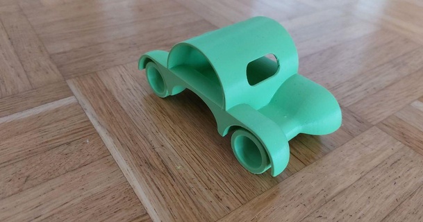 print place car toy funny0facer 3D Models Toys & Games Vehicles parametric printinplace auto 3d print model - Mito3D