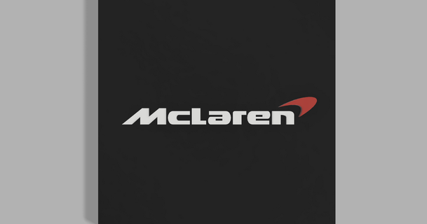 McLaren logo mikedomp 3D modelos pasatiempo hacedores automotor 3d print model - Mito3D
