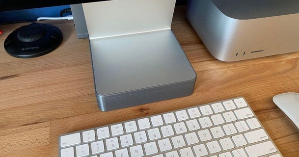 2022 Pomme studio afficher supporter calculer 3D modèles gadgets ordinateurs moniteur Mac macintosh 3d print model - Mito3D