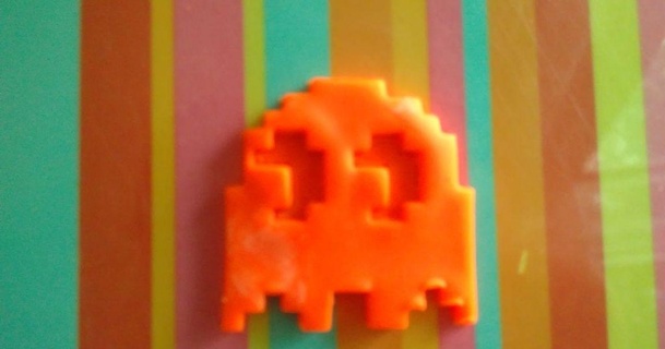 özelleştirilebilir Pacman hayalet kurabiye kesici bok 3D modeller ev halkı mutfak kalıbı şeytani Pacmanghost 3d print model - Mito3D