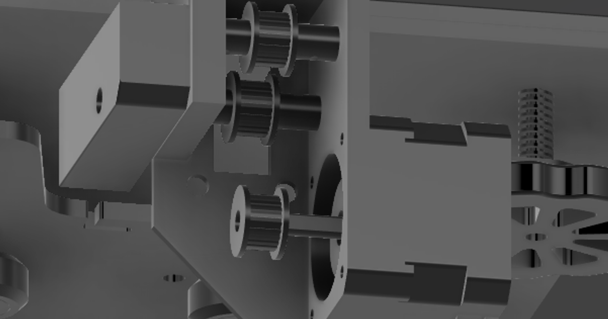 Ender 3 v2 Motor Aktualisierung Pfad renoxdeception 3D Modelle Drucker Upgrades Stepper 3D print model - Mito3D