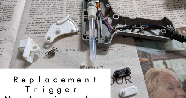 replacement trigger mechanism hot-glue gun stevew91 3D Models Hobby & Makers Tools 3d print model - Mito3D