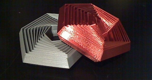 fractal fidget hexagon ronin0000 3D Models Hobby & Makers Other Ideas fidgettoy thingiverse 3d print model - Mito3D