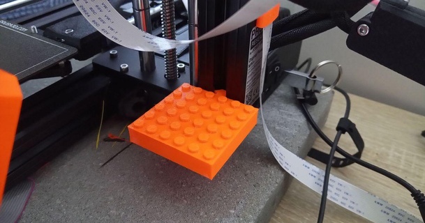 prusa mini + ladrillos Lego compatible conexión sander19 3D modelos impresoras accesorios montar base bloques ladrillo 3d print model - Mito3D