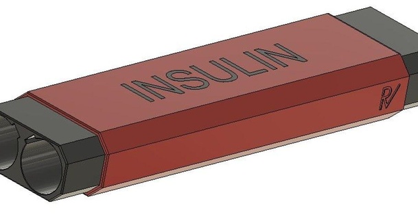 Insulin Stift Box ranppa 3D Modelle Gesundheitswesen Zuhause Haus medizinisch Werkzeuge mmu mmu2s 3d print model - Mito3D