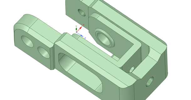 ender 3 pró x eixo habitação ajustável Awei 3D modelos impressoras Atualizações xaxis ender3pro 3d print model - Mito3D