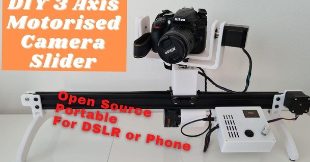 3 axis camera slider kiki hobby repair 3D Models Gadgets Photo & Video cameraslider diycameraslider 3d print model - Mito3D