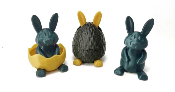 tavşan Yumurta ncsandor 3D modeller mevsimlik tasarımlar ilkbahar Paskalya Tavşanı tavşanı 3d print model - Mito3D