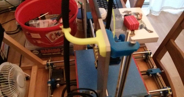 cabo tensão alívio i3 Richard 3D modelos impressoras Atualizações prusai3 gerenciamento cabos 3d print model - Mito3D