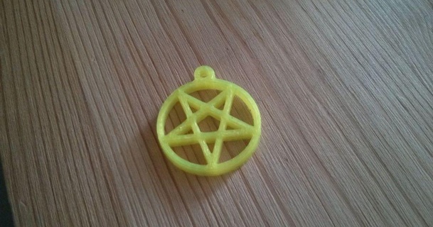 small pentagram pendant richard 3D Models Fashion Other Accessories necklace thingiverse wicca 3d print model - Mito3D