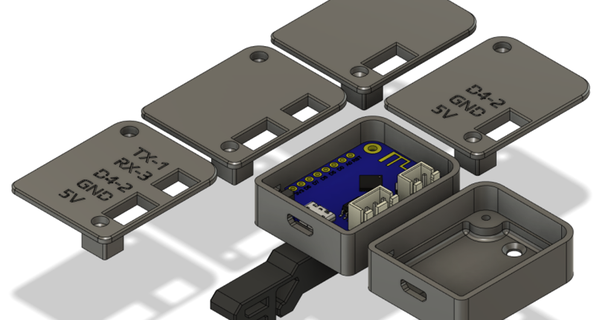 wled controller box richard 3D Models Gadgets Other esp8266 d1 wemosd1mini d1mini 3d print model - Mito3D