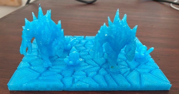 ice elemental gholland 3D Models Hobby & Makers Other Ideas miniature wargaming miniatures thingiverse miniature28mm 3d print model - Mito3D
