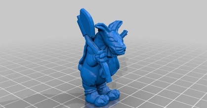 rabid rabbit miller bro download free stl model printablescom 3d models toys & games action figures statues bunny 3d print model - Mito3D