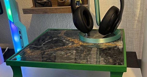 modulo resina versare scrivania tavolo Joshua stranezze 3D Modelli domestico ufficio arte Home decor 3d print model - Mito3D