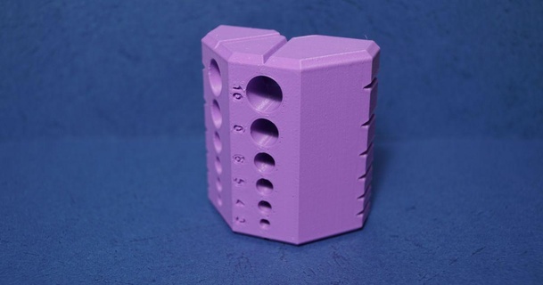 drill guide - metric 90 45 degrees corner blackfury 3D Models Hobby & Makers Tools home workshop tools 3d print model - Mito3D