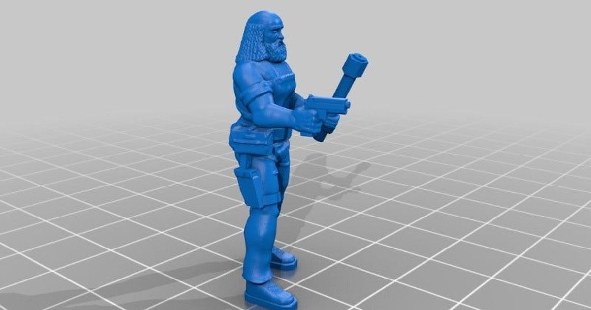 criança holliday moleiro Mano baixar livre stl modelo printablescom 3d modelos brinquedos jogos açao figuras estátuas Starwarslegion zumbicida nação 3D print model - Mito3D