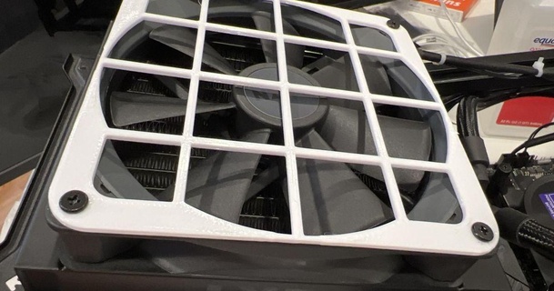 nzxt h1 ventilateur gril chiot 3D modèles gadgets ordinateurs Cas gaine ordinateur 140mm 3d print model - Mito3D