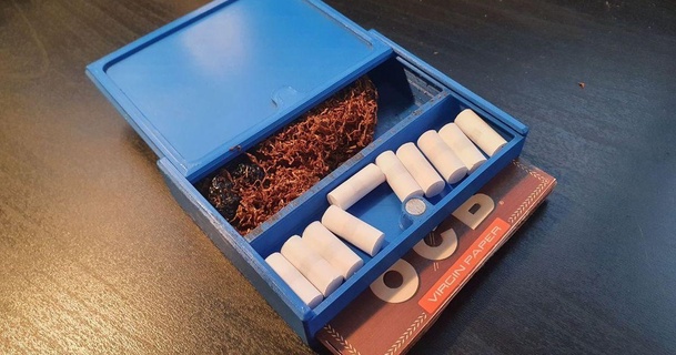 tabacco scatola tomas 3D Modelli passatempo creatori organizzatori 3d print model - Mito3D