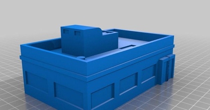 1 100 scale 15mm buildings miller bro download free stl model printablescom 3d models toys & games building 3d print model - Mito3D