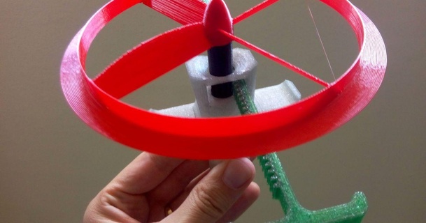 propeller launcher eduardo szesz 3D Models Toys & Games Outdoor toys freecad kidstoys propellerlauncher 3d print model - Mito3D