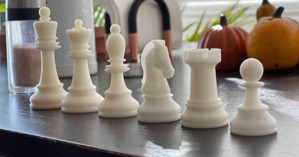 xadrez conjunto Dubrovnik 1950 parente 3D modelos brinquedos jogos borda thingiverse peça peças 3d print model - Mito3D