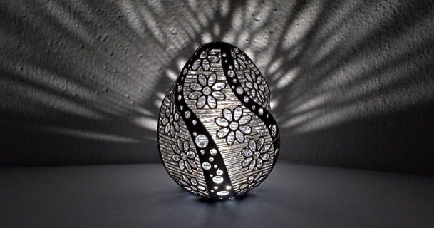 excelente ovo luke's 3d 3D modelos casa decoração ponte Coelho arte Páscoa ovos pascoa 3d print model - Mito3D