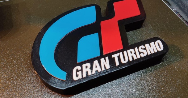 gran turismo logo sp1y3rs 3D modèles art conception 2D assiettes logos ps5 gt Gran Turismo 3d print model - Mito3D