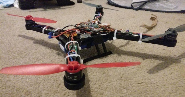 Klinge 350 qx 2 3 Absturz Rahmen isaac alich 3D Modelle Hobby Macher RC Robotik Quadcopter thingiverse 3d print model - Mito3D