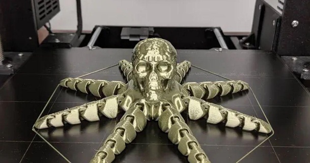octo morte lamentar poeira Hartsfield 3D modelos passatempo fabricantes Ideias apito thingiverse polvo fofo amaldiçoado 3d print model - Mito3D