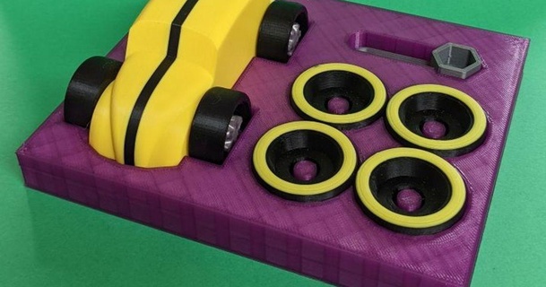 Lager Tablett Grube halt vw Käfer Roboterhuhn 3D Modelle Spielzeuge Spiele Fahrzeuge 3d print model - Mito3D