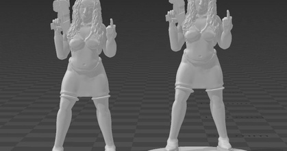 Principessa scarico scifi promozionale figura mugnaio Scarica gratuito stl modello printablescom 3d Modelli giocattoli Giochi azione figure statue principessa Shaye 3d print model - Mito3D