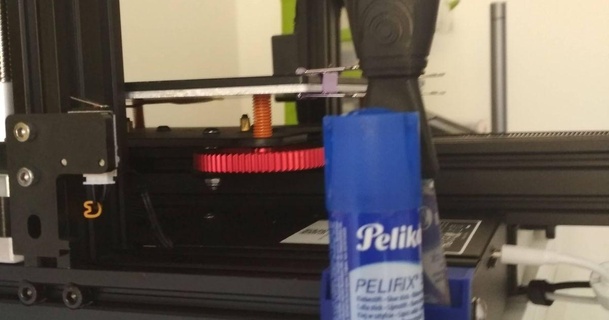 ender 3 Series espátula glue stick suporte 3d impressão tigre 3D modelos impressoras acessórios 3d print model - Mito3D