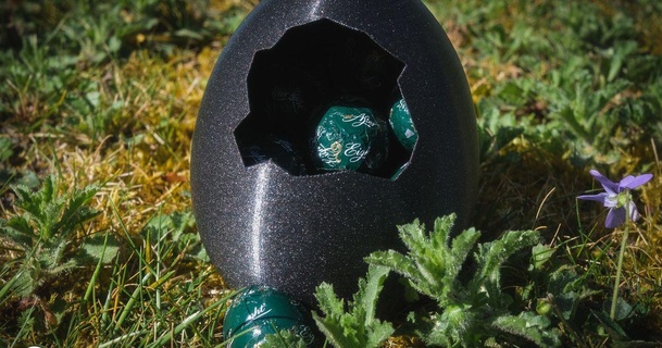 cracked egg loiseau cr atif 3D Models Seasonal designs Spring & Easter easteregg surpriseegg 3d print model - Mito3D